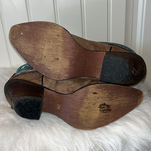 Durango Crush Accessorized cowgirl Boot boho western festival concert -size 7 - Picture 9 of 12